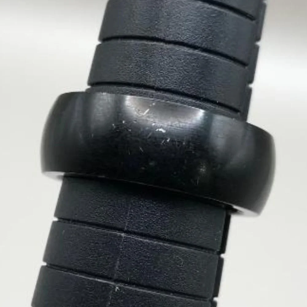 Men's Black Titanium Cable Ring